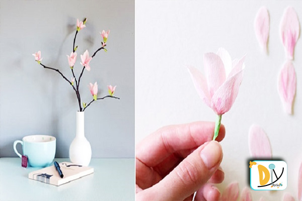 ดอกไม้กระดาษ DIY